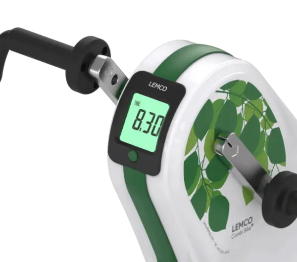 Floor exerciser arms and legs combi bike plus exerciser display