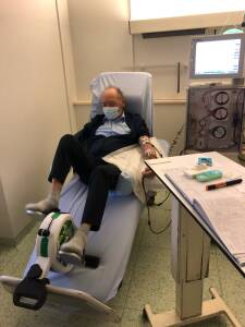 Dialysis Chair exercise in sitting position